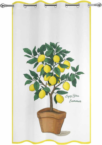 Lemons Outdoor Curtains for Patio Summer Fruit Lemon Tree Waterproof Outside - Image 9