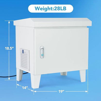 HQUA Weatherproof Outdoor Cabinet, Housing - Image 5