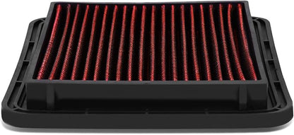 DNA Motoring AFPN-023-RD Clean Air Washable Drop In Panel Air Filter Enhance by DNAMOTORING