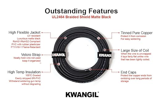8C 22AWG AMSB Shielded Cable Wire - Image 3