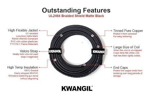 10C 22AWG AMSB Shielded Cable Wire - Image 3