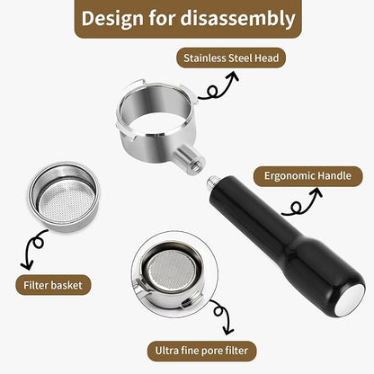 51mm Bottomless Portable Filter, 3 Ears, - Image 4