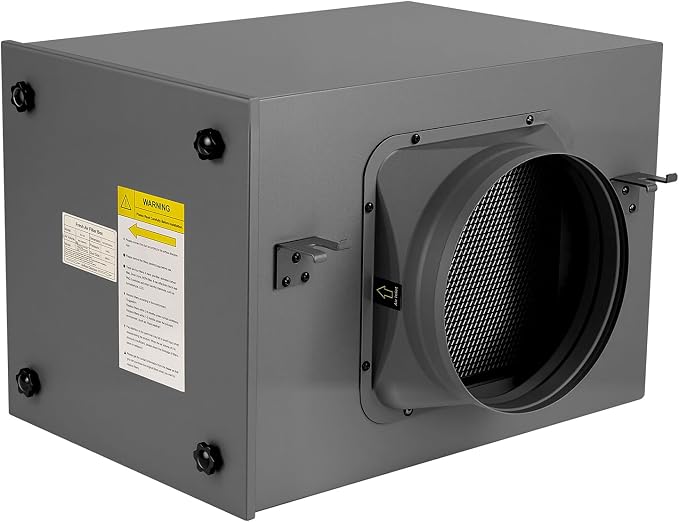 Inline Filter Box 8", 3-Layer Air Filtration Box - Image 3
