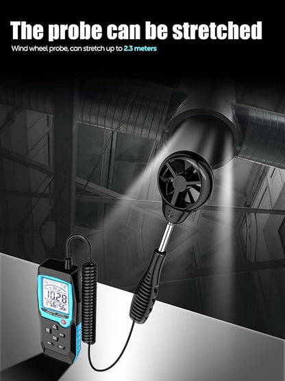 H12 Digital Anemometer Handheld Wind Speed Meter - Image 6