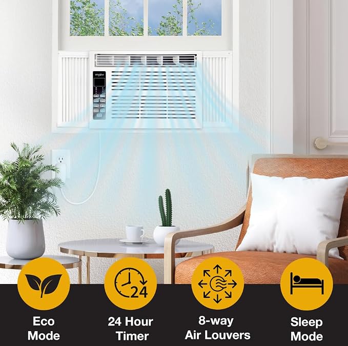 Whirlpool 8, 000 BTU Window Air Conditioner - Image 9