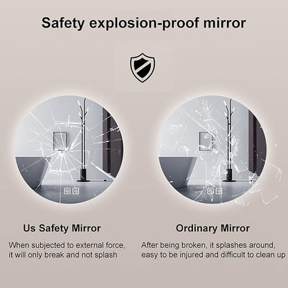 Led Mirror for Bathroom, Bathroom Mirrors for Vanity, Shatter-Proof, - Image 6