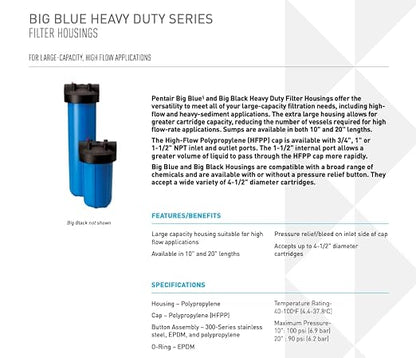 Pentair Pentek 150238 Big Blue Filter Housing - Image 2