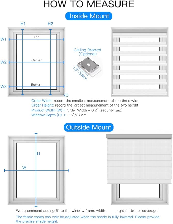 Tokblind Motorized Shangri-La Sheer Shade with Remote Control, Blackout Electric Roller Blinds Compatible with Alexa via Hub, Rechargeable Smart Window Shade Custom Size(Blackout Coffee)