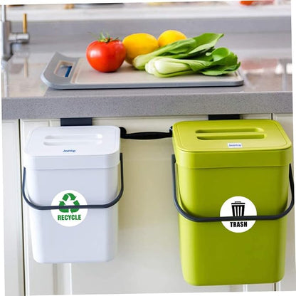Veemoon 6-Piece Set of Self-Adhesive Garbage Classification Label Stickers - Image 7