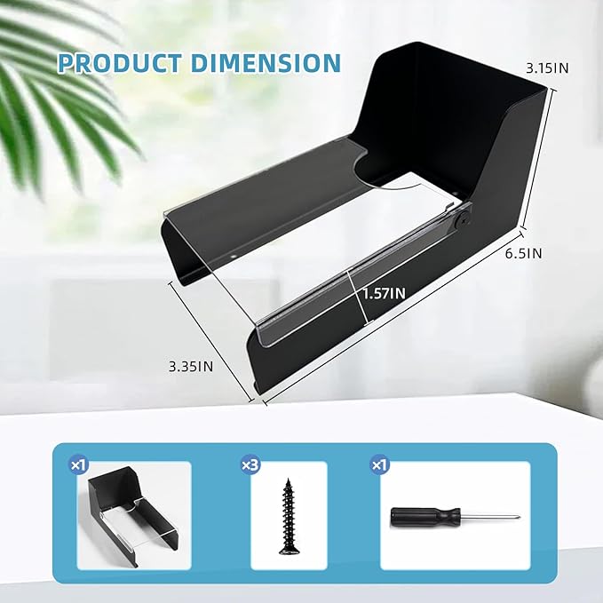Flip Video Metal Doorbell Rain Cover Sun Shield Hood Plate, Weather Protection Cover Compatible for most doorbells