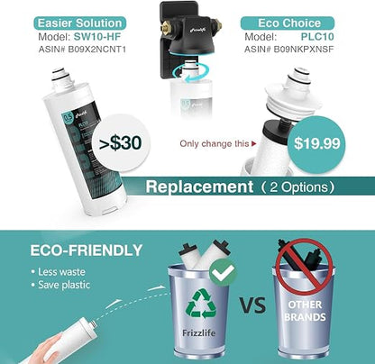Frizzlife TW15 Under Sink Water Filter System, NSF/ANSI 53&42 Certified Elements - Image 6