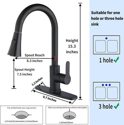 Single Handle Kitchen Faucet - Image 3