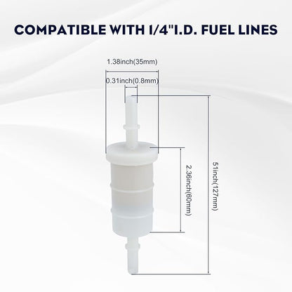 879885Q inline Fuel Filter for Mercury ＆ Mariner Outboards 4 Stroke 5/16" 40 50 - Image 3