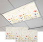 Fluorescent Light Covers for Ceiling Lights Spring Poppy Floral Magnetic Light by Home+L6