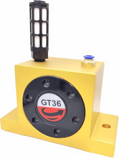GT36 Industrial Turbine Vibrator, G 3/8" Pneumatic Compressed Air Power Wheel - Image 4