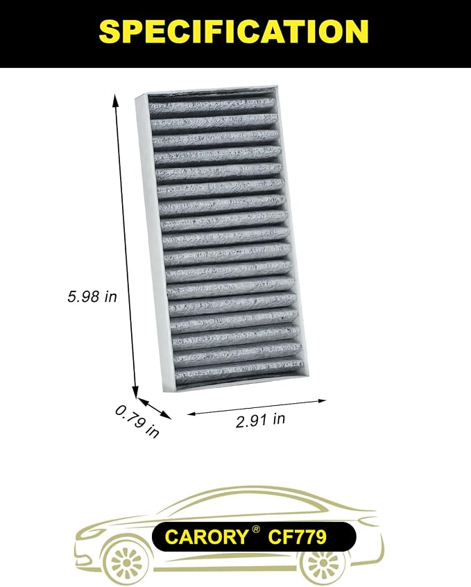 Cabin Air Filter w/Activated Carbon - Image 2