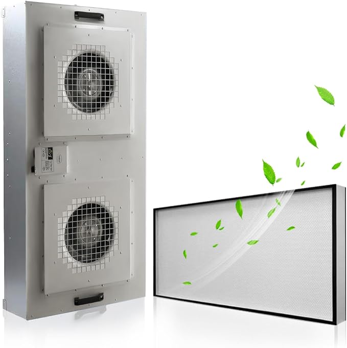 HEPA H14-Filter Laminar Flow Hood Updated FanFilter Unit（Include HEPA by JJFFTAO