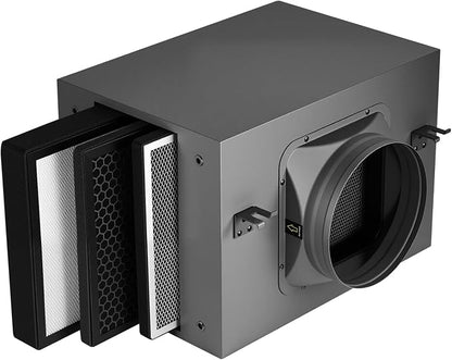 Inline Filter Box 8", 3-Layer Air Filtration Box - Image 2