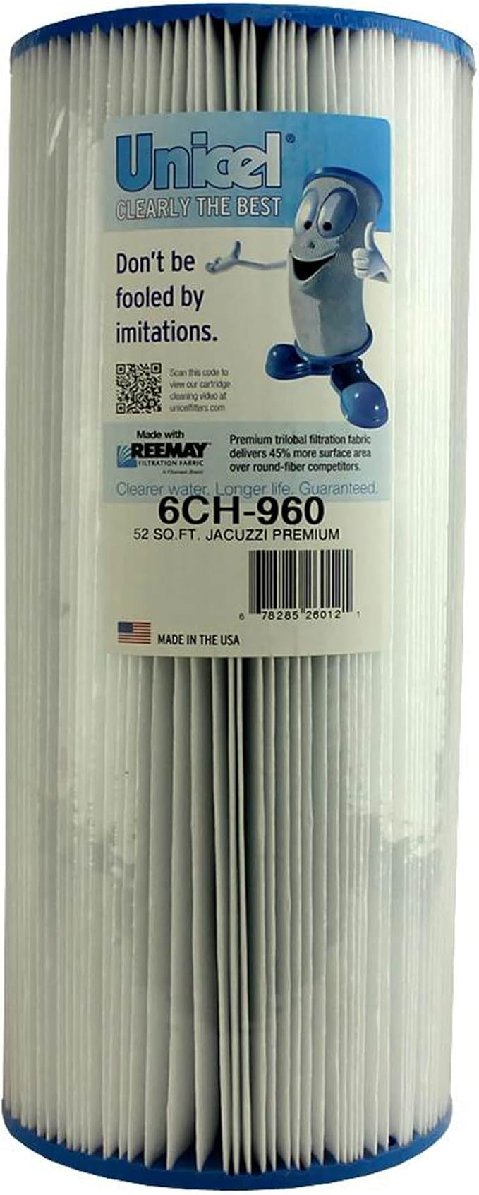 Unicel 6CH-960 52 Square Foot Media Replacement Hot Tub Spa Filter Cartridge - Image 5