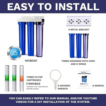 iSpring Whole House Water Filter System, Highly Reduces up to 99% Chlorine - Image 5