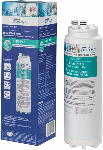 Watts Premier H2O-F47 Quick-Change Total PFAS Reduction Under Counter Water - Image 3