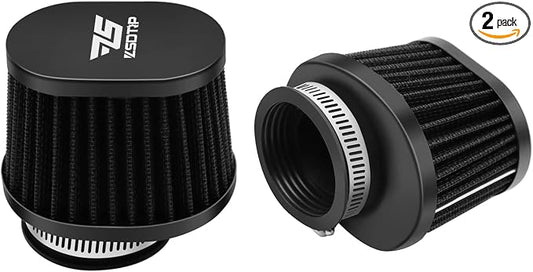 2PCS Motorcycle Air Filter Universal 38MM Replacement Engine Filter High by ZSDTRP
