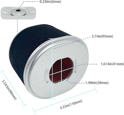 Air Filter Fits Honda GX340 GX390 11HP 13HP Pressure Washer Generator Engine - Image 6