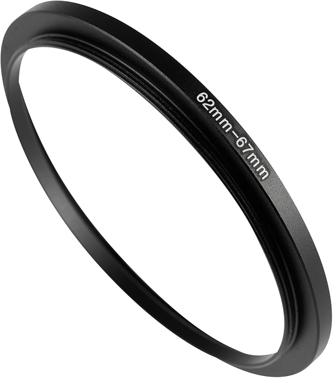 62-67mm Metal Step-Up/Down Ring Adapter Compatible by Unknown
