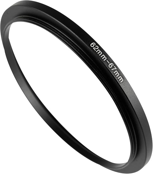 62-67mm Metal Step-Up/Down Ring Adapter Compatible by Unknown
