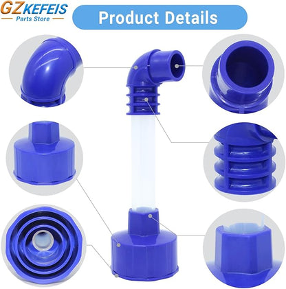 AC Drain Line Cleaner Tool, Universal HVAC to PVC Adapter - Image 3