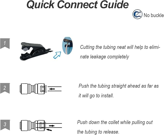 10-Pack 3/8" to 1/4" Push to Connect Fitting Kit - Image 5