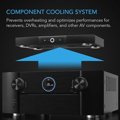 AC Infinity AIRCOM S6, Quiet Cooling Blower Fan System 12" Rear-Exhaust - Image 2