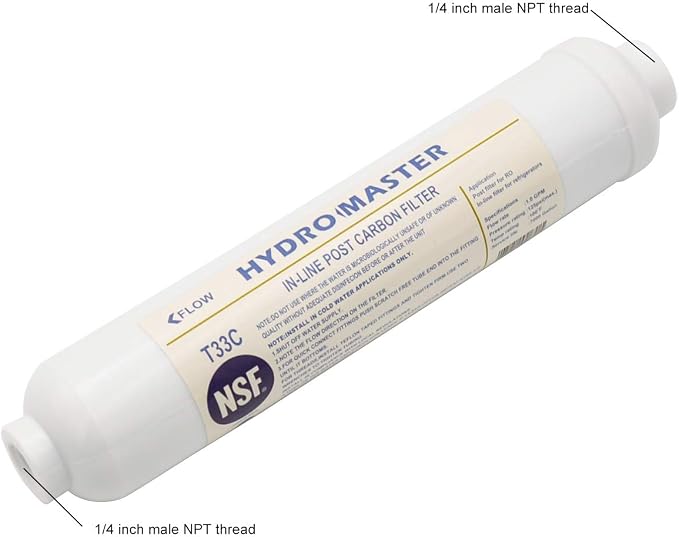 HYDRO MASTER IN-LINE POST CARBON FILTER - Image 2