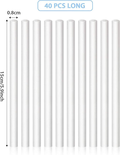 40 Pieces Humidifier Filter Cotton Refill Travel Mini Humidifier Filters Sticks - Image 3