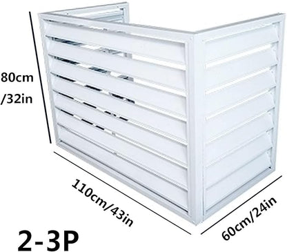 Freestanding Louvered Space Divider, outdoor garbage can enclosures, balcony - Image 2