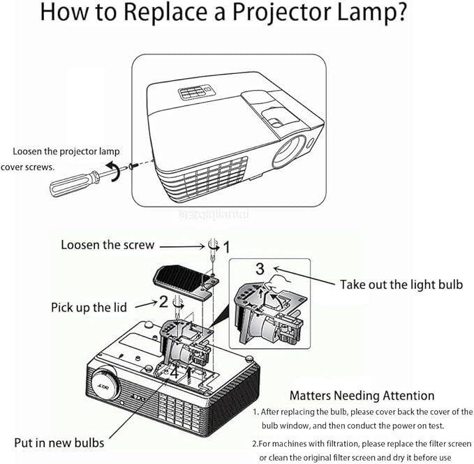 Migokrust Genuine Original V13H010L50 Replacement Projector Lamp/Bulb with Housing for Epson Powerlite 825 825+ 826W 826W+ 84 84+ 84C 85 85+ Projector-(OEM Bulb Inside)