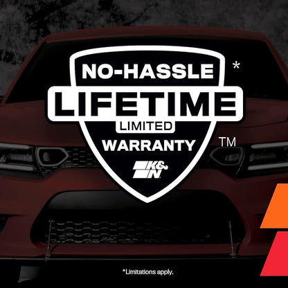 K&N High-Flow Original Lifetime Engine Air Filter: Increase Power: Premium - Image 7