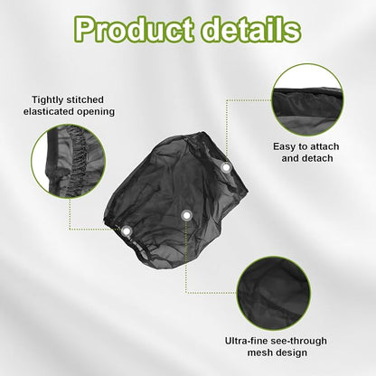 2 PCS Air Filter Cover for Car, Dustproof Cold Air Filter Protective Sock Cover - Image 3