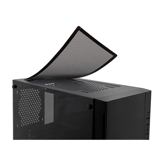 120mm Fan Filter, HFEIX Computer Case Dustproof Magnetic Frame Mesh Black 2Pack - Image 3