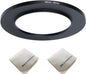 58mm Lens to 82mm Camera Lens Adapter 58mm to 82mm Step Up Ring Adapter Ring by SKYZHENG