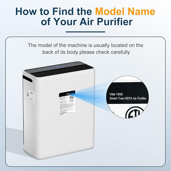 Vital 100S Replacement Filter for LEVOIT Vital 100S Vital 100S-P Air Purifier - Image 3