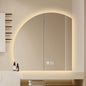 Bathroom Wall Mounted Mirror, LED Illuminated Vanity Mirror by EKDJSN