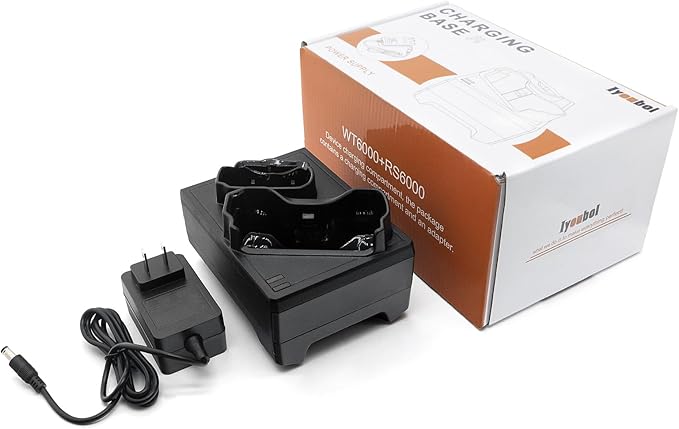 Charging Cradle Kit for Zebra WT6000 RS6000 Handheld Android Barcode Scanner, with WT6000 Device Charging Dock and RS6000 Device Charging Dock