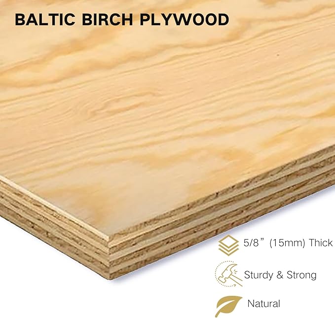 Sound Town DIY 2 x 12U Slanted Studio Rack with Solid Baltic Birch Plywood, Casters, Golden Oak for Recording Room, Home Studio (SDRK-D12T)