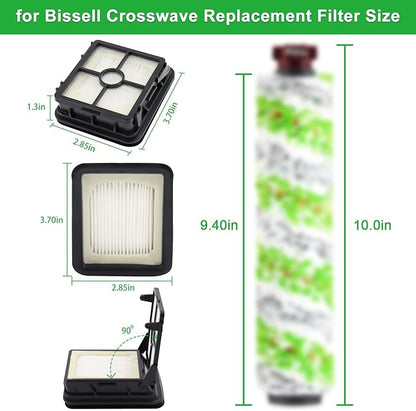 for CrossWave Pet Pro 2306A CrossWave 1785 Series Replacement Parts 2 Pack 2460 - Image 2