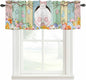 Easter Curtain Valances for Windows, Kitchen Valance Window Treatment, Spring by Unknown