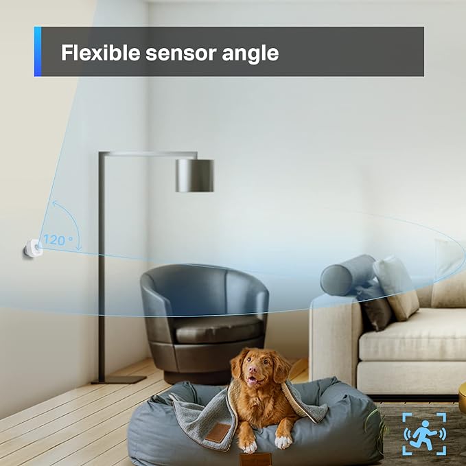 TP-Link Tapo Motion Sensor, Requires Tapo Hub, Long Battery Life w/Sub-1G Low-Power Wireless Protocol, Wide Range Detection, Adjustable Sensitivity, Real-Time Notification, Smart Action, Tapo T100