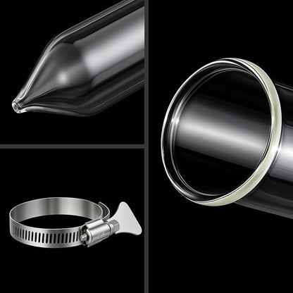 Chunful Glass Extractor Extraction Filter Tube 20" Long 50mm Diameter Thick and - Image 4