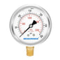 MEASUREMAN 2-1/2inch Dial Size, Glycerin Filled Pressure Gauge, 0-300psi/kpa by MEASUREMAN