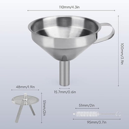 ELEGOO Stainless Steel Funnel, 3D Resin Metal Funnel - Image 5